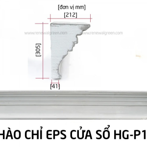 Phào chỉ eps cửa sổ
