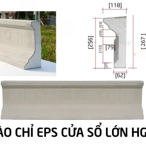 Phào chỉ eps cửa sổ lớn