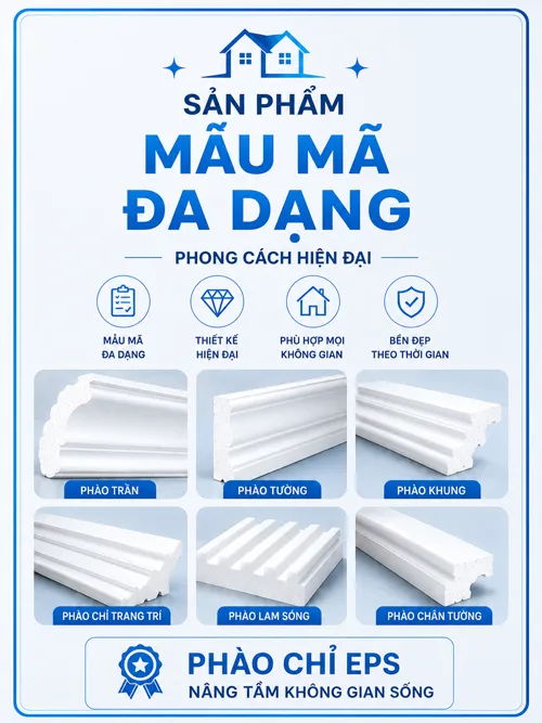 Mẫu mã đa dạng