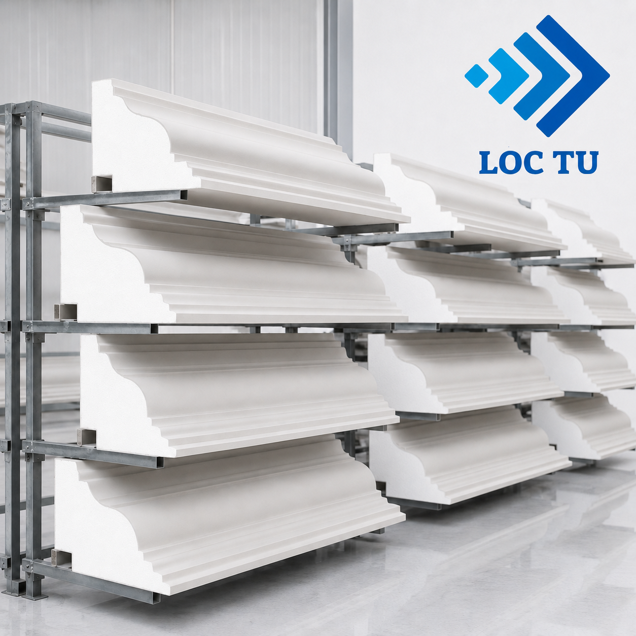 Phào chỉ EPS ngoại thất đạt tiêu chuẩn chất lượng
