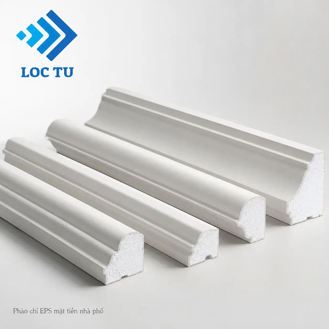 Giải pháp trang trí ngoại thất bằng phào chỉ EPS cho nhà phố