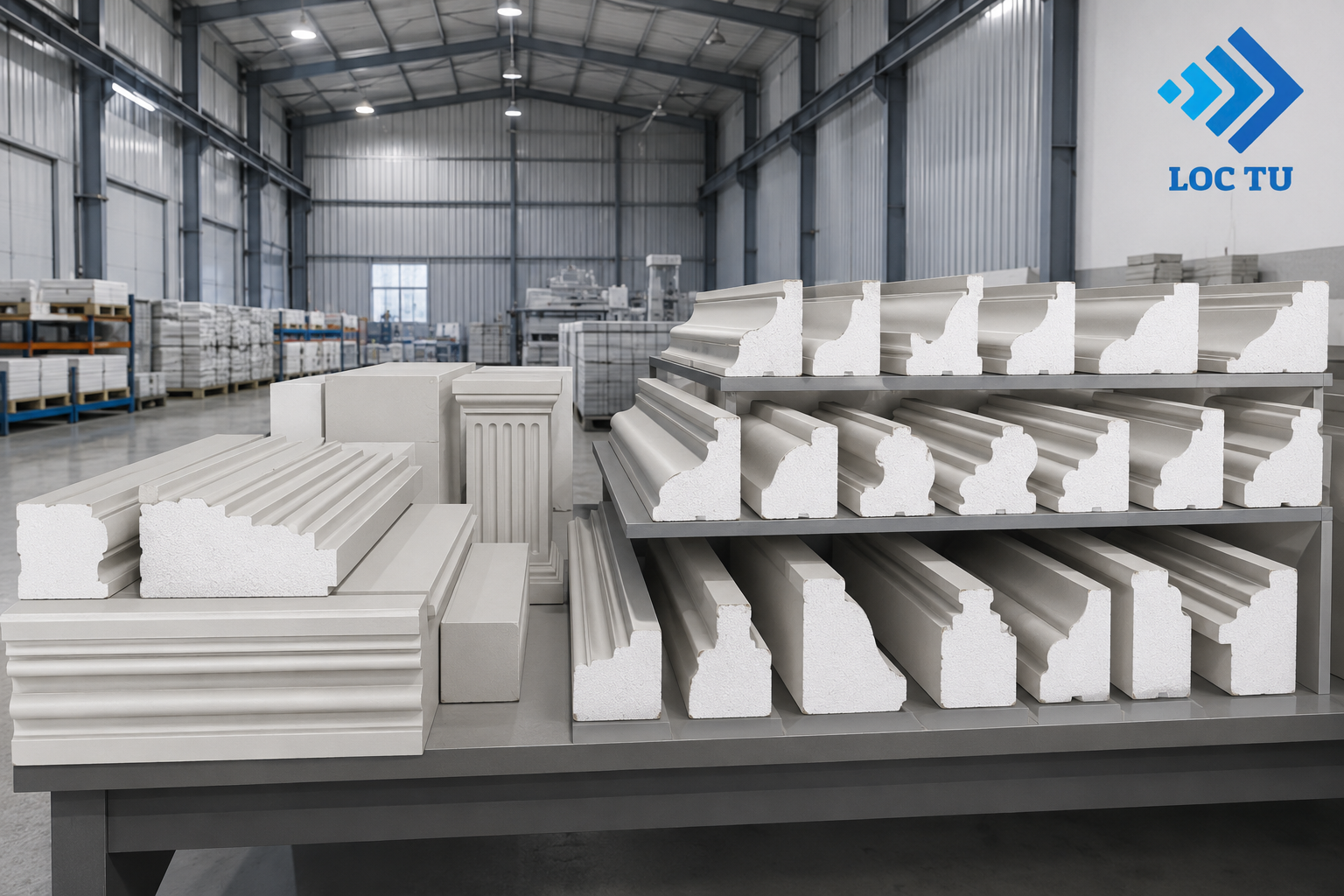 Xưởng sản xuất phào chỉ EPS chất lượng vượt trội.