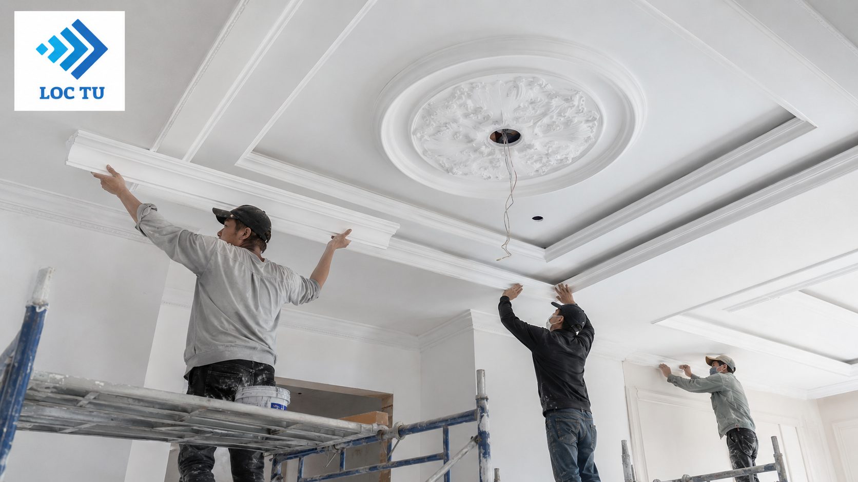 Phào chỉ bê tông xốp nâng tầm giá trị công trình