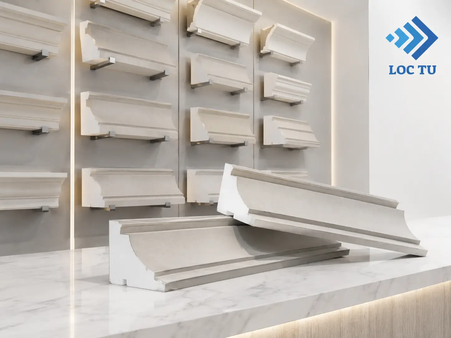 Mẫu phào chỉ EPS được lựa chọn cho nhiều dự án nội ngoại thất