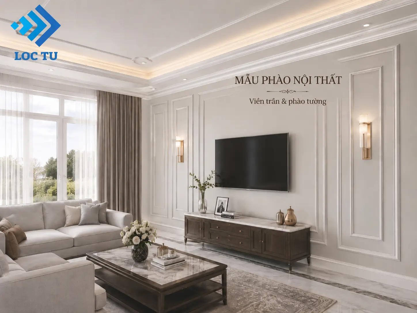 Mẫu phào chỉ EPS phù hợp nhiều phong cách thiết kế
