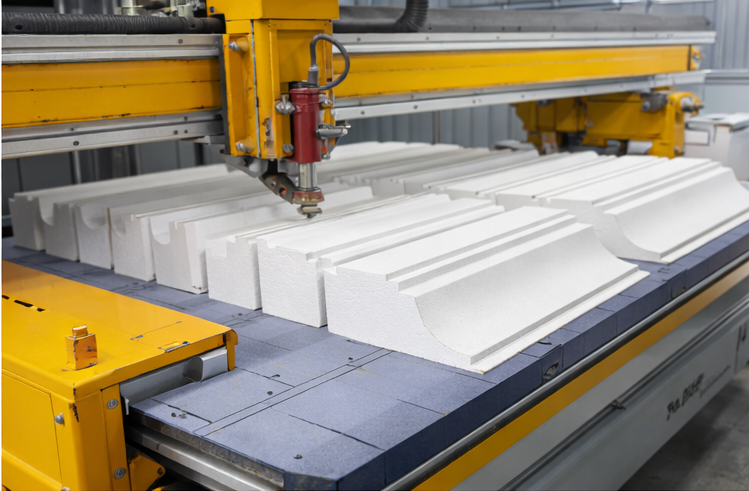 Công nghệ phào chỉ EPS cắt CNC hiện đại