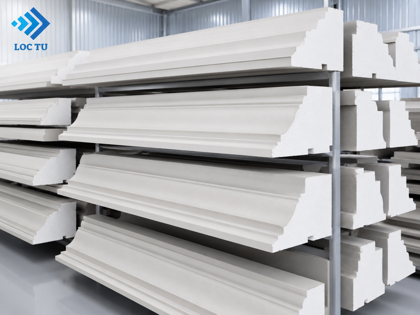 Xưởng sản xuất phào chỉ EPS chất lượng cao.