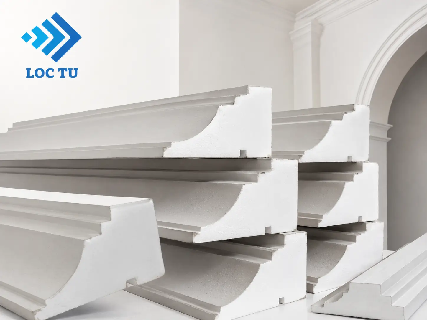 Phào chỉ EPS cản cháy lan là lựa chọn phù hợp cho nhiều hạng mục nội thất và ngoại thất