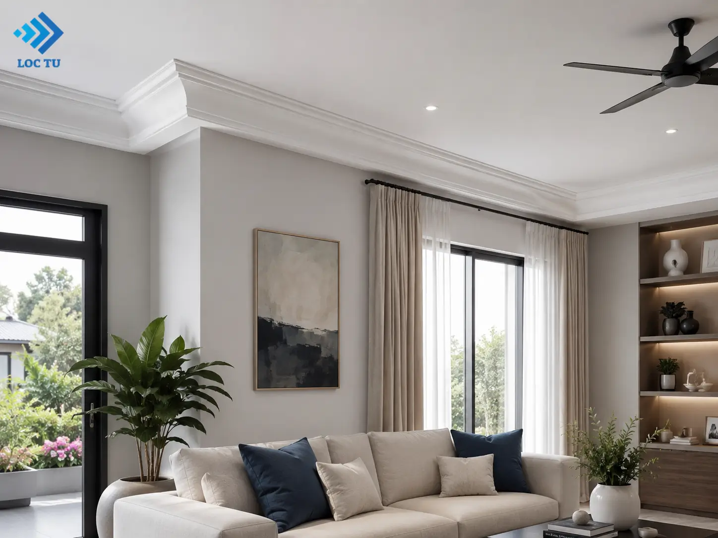 Một hệ phào chỉ EPS cách nhiệt được thi công chỉn chu sẽ góp phần nâng cao giá trị thẩm mỹ của ngôi nhà