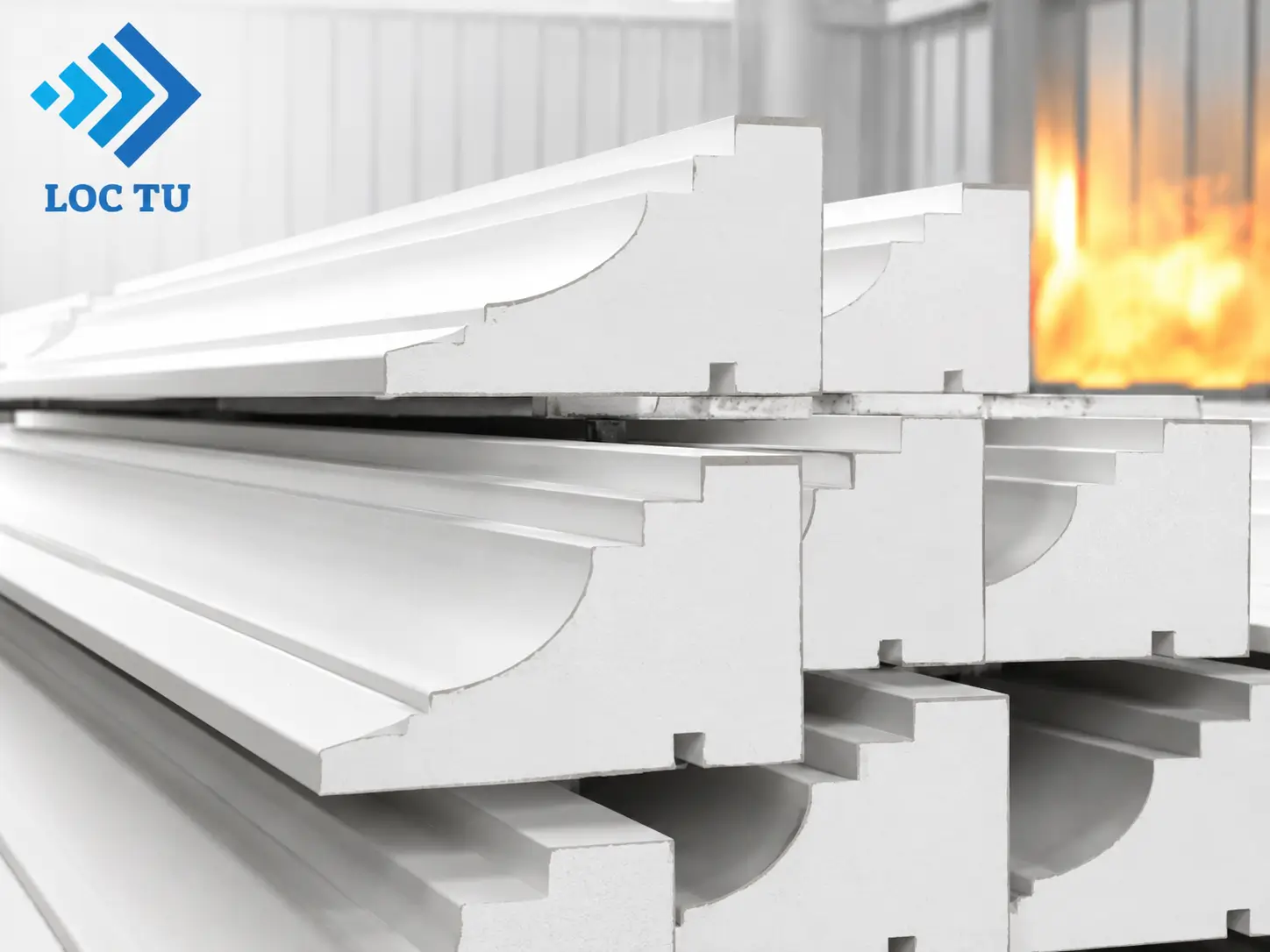 Phào chỉ EPS cản cháy lan là lựa chọn hướng đến công trình an toàn, hiện đại và chỉn chu trong từng chi tiết