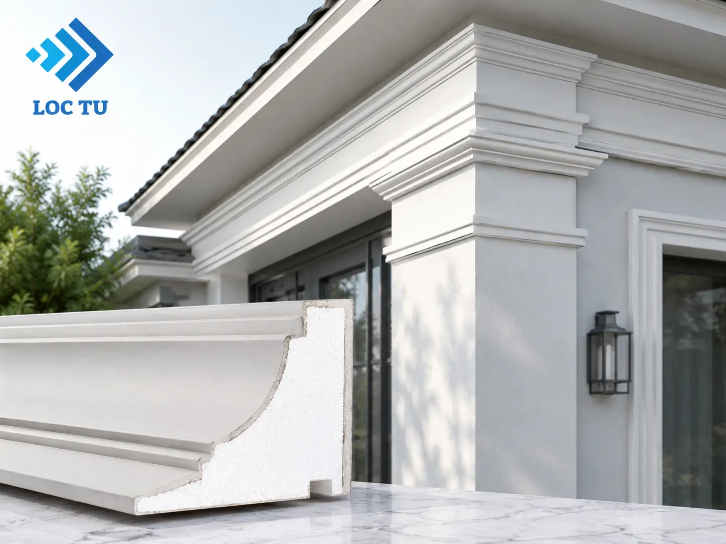 Phào chỉ EPS cách nhiệt là lựa chọn của nhiều gia chủ yêu thích sự tinh tế trong từng chi tiết.