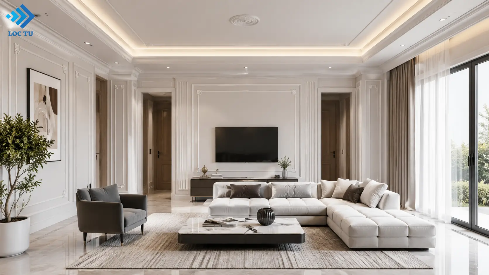 Ứng dụng phào chỉ EPS trong kiến trúc hiện đại mang đến sự hài hòa giữa thiết kế, công năng và tính thẩm mỹ