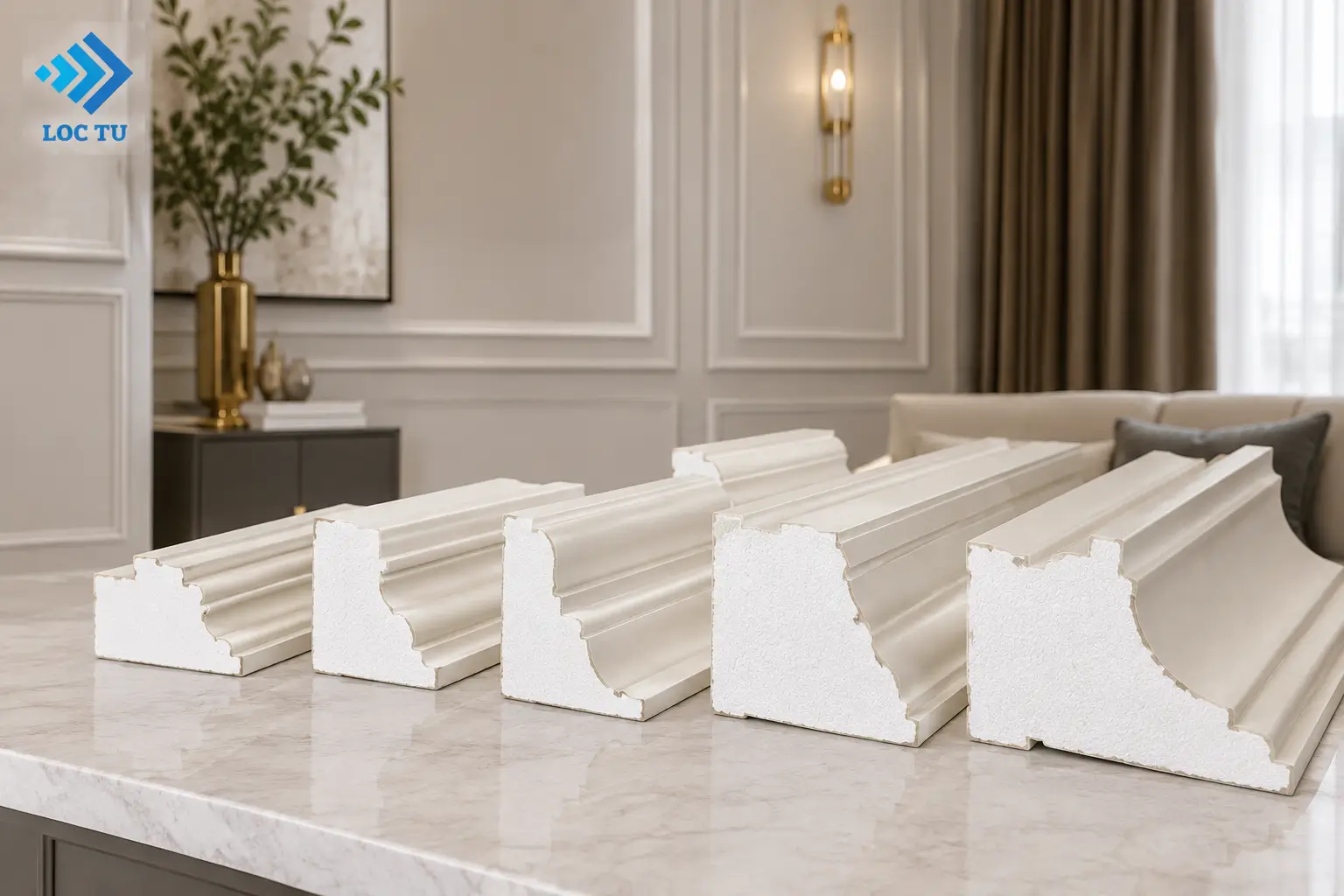 Mỗi chi tiết phào chỉ EPS nội thất đều góp phần tạo nên một tổng thể sang trọng và đẳng cấp