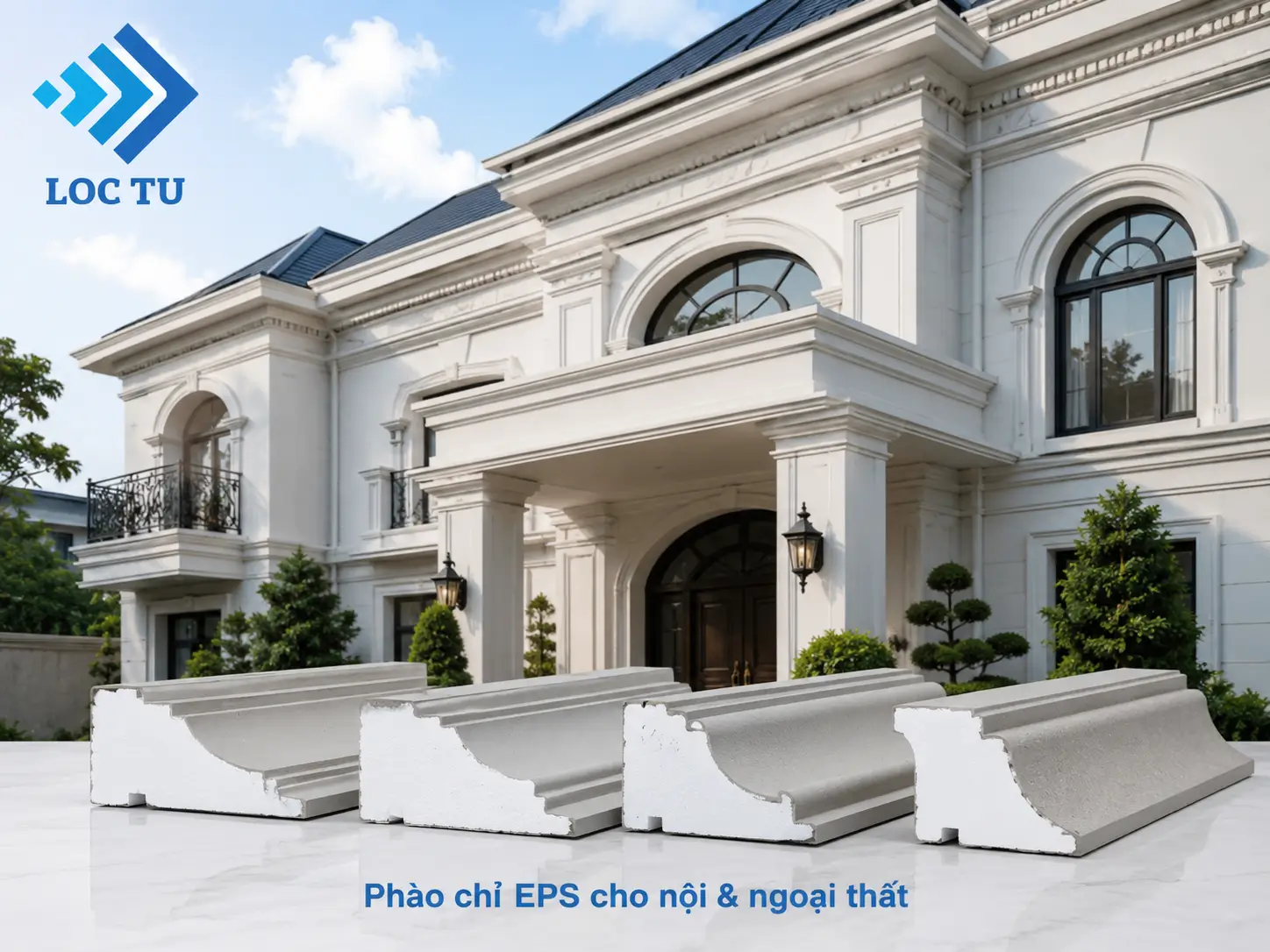 Mỗi chi tiết hoàn thiện đều phản ánh năng lực của đơn vị cung cấp phào chỉ EPS