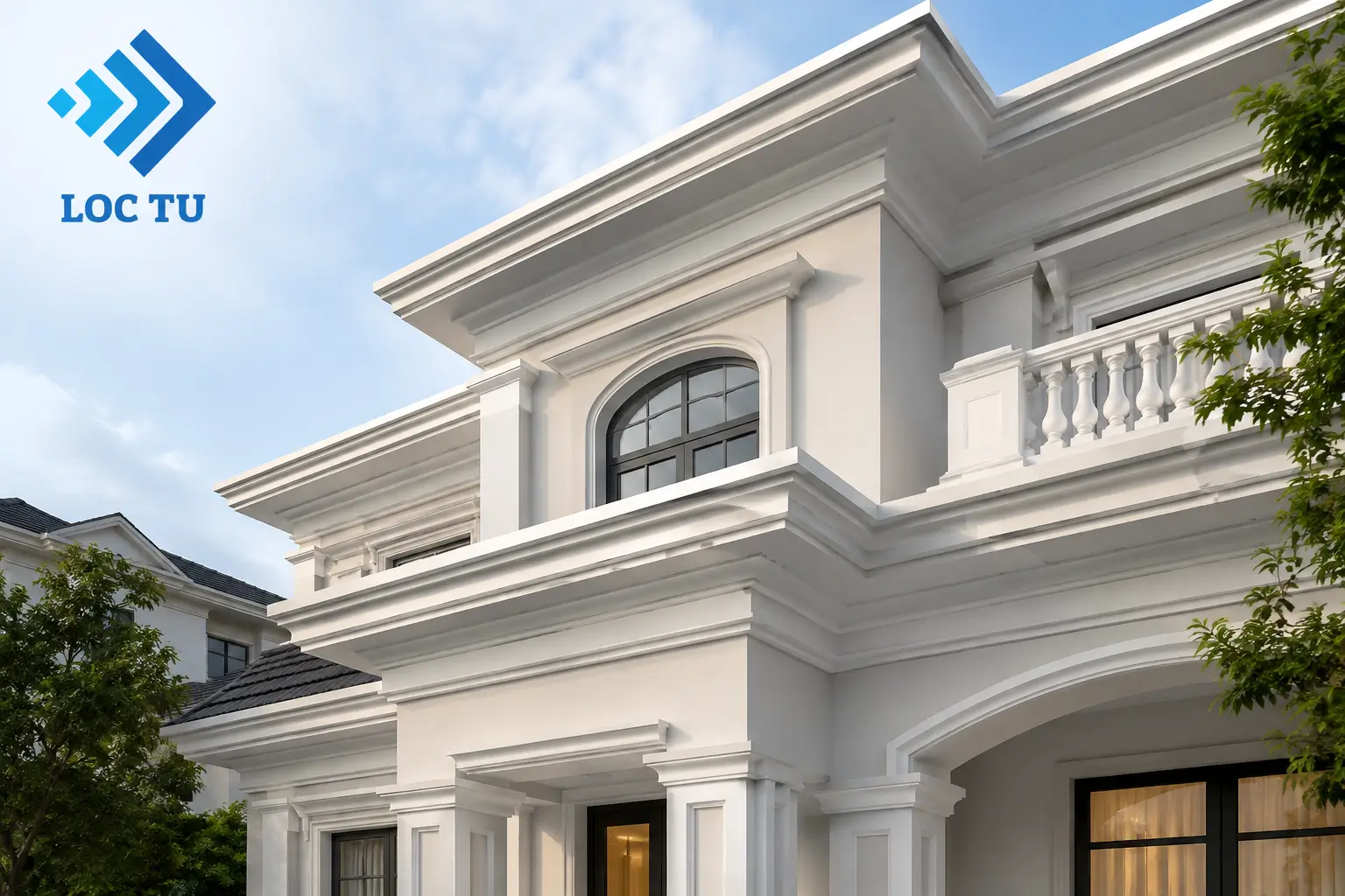 Từ nhà phố đến biệt thự, ưu điểm của phào chỉ EPS so với vật liệu truyền thống ngày càng được nhiều chủ đầu tư quan tâm