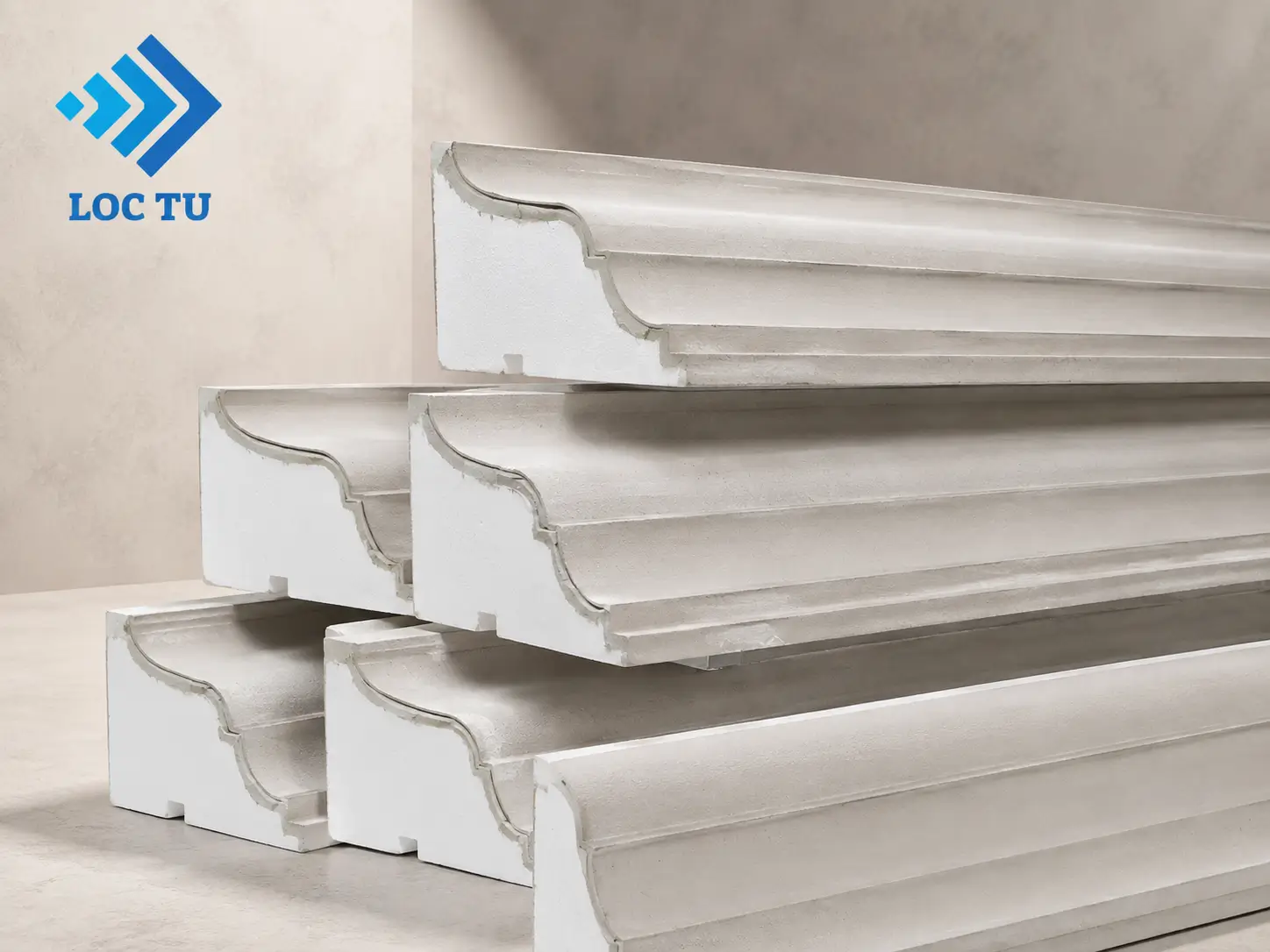 Phào chỉ EPS bê tông nhẹ được nhiều kiến trúc sư tin tưởng lựa chọn cho các hạng mục hoàn thiện
